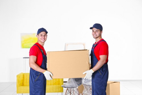 Local movers preparing a residential move in Marylebone