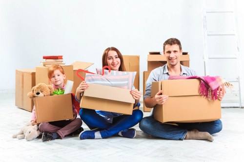 Local removal service planning a move in central London