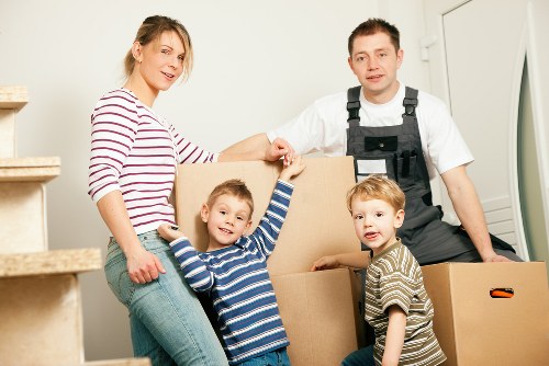 Loading bulky furniture for collection in central London