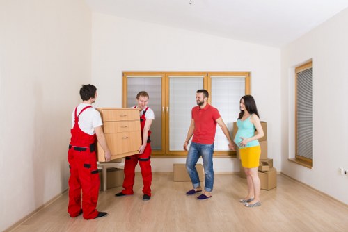 Packing and moving office furniture for a Marylebone business relocation