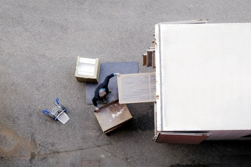Local transfer station handling separated recyclable materials from Marylebone