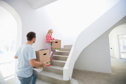 Professional movers handling apartment relocation in Marylebone