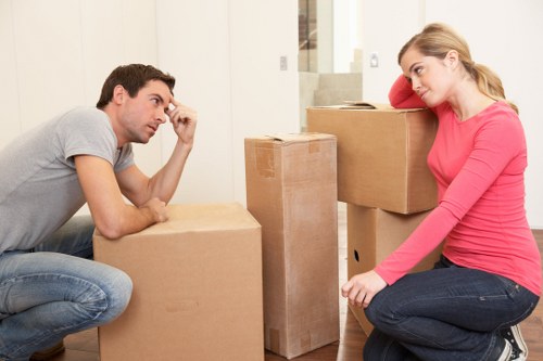 Secure handling of office equipment during a Marylebone office move
