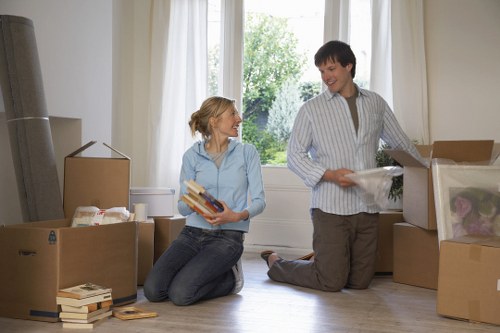 Prepared furniture items ready for local pick-up in Marylebone