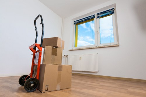 Commercial man and van transport for a Marylebone office move