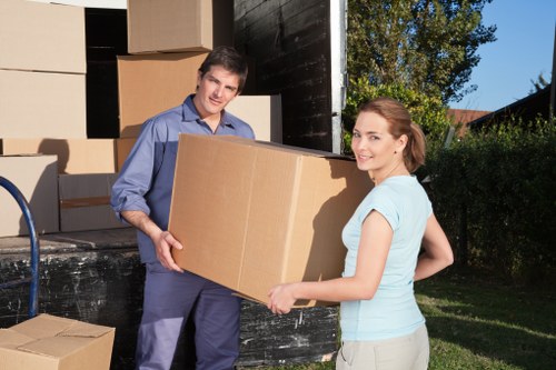 Removal van for local residential and commercial moves in Marylebone